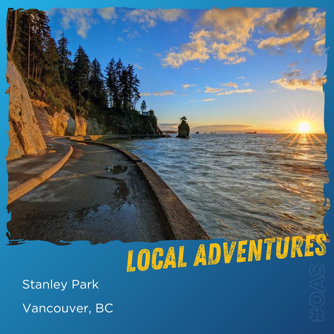 Explore these one-of-a-kind places in your city!🏔️

🏕️Toronto: Flowerpot Island Adventure
 Camp out on the enchanting Flowerpot Island. 

🛶Calgary: Barrier Lake
Dip your paddle into the tranquil waters.

🚲Vancouver: Stanley Park
Pedal through paradise. 

#LocalAdventure #OAS