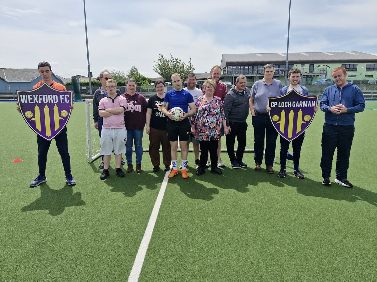 Our Pan disability group session today, after a busy day yesterday, we were down in numbers, but still great craic! Every Friday at 1.30 in the Astro Active Centre Enniscorthy.
@WexfordFC @wexfordcoco
@HealthyIreland @WexfordLocalDev @SportActiveWex