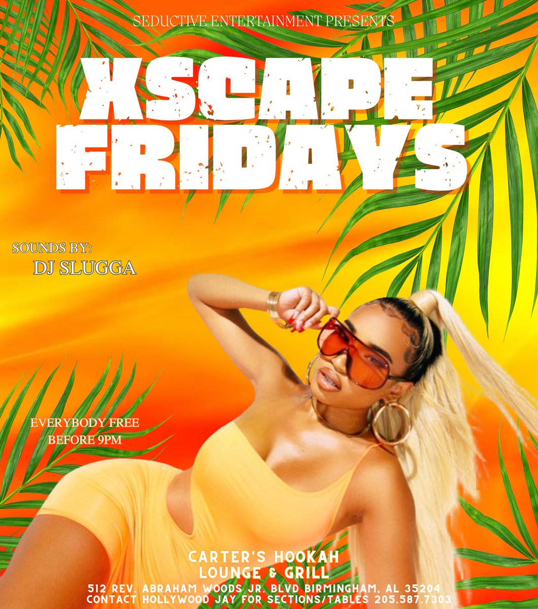 Jes_Beautiful's tweet photo. Come out tonight to have a good time!! Xscape Friday’s at Carter’s Hookah Lounge is the only place to be on Friday night!! https://t.co/ZgudyGakwu