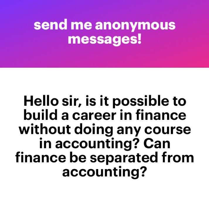 Sure, it is possible to build a career in finance without taking courses in accounting. While accounting provides a strong foundation and is often interrelated with finance, many finance careers focus on areas like investment banking, financial analysis, asset management, and