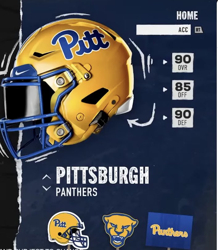 Kzovko's tweet photo. Which Pitt alum is the director of Team Overalls. This gotta be the highest Pitt Overall ever in a CFB game 😂 https://t.co/0d4mvkti7X
