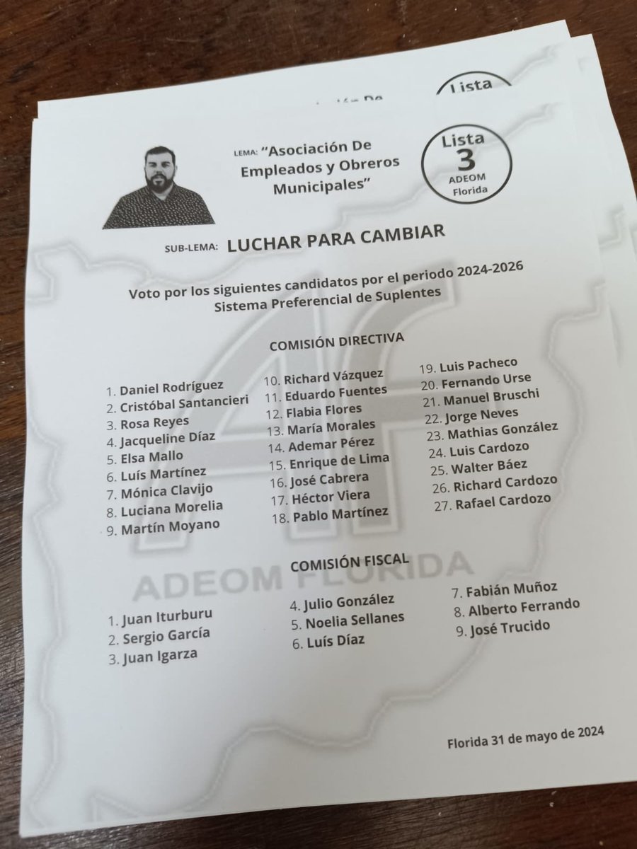 tvflorida's tweet photo. Continúan las elecciones de @AdeomFlorida. 
Los socios del gremio eligen entre Emiliano Piedrabuena y Daniel Rodríguez. https://t.co/kfj3sL0Hm5