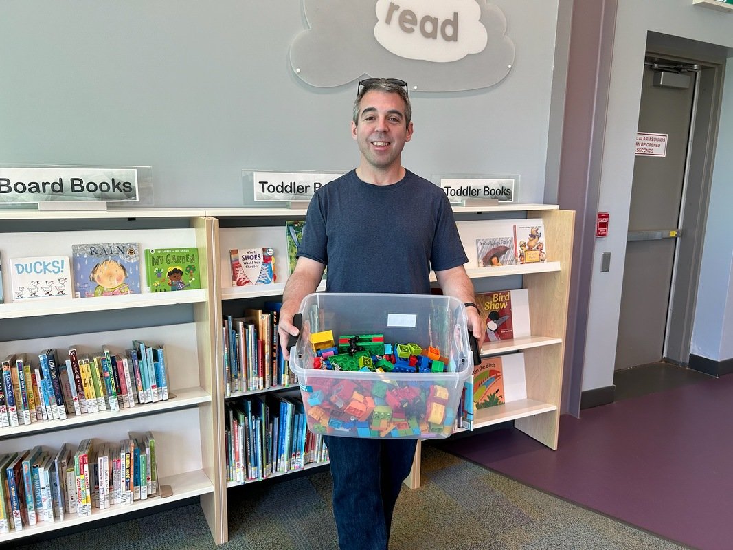 Whether you are 4 or 40, Lego and Duplo are always a good time. I took my son to play at the Kingston Frontenac Public Library at the Rideau Heights Community Centre. @KFPL