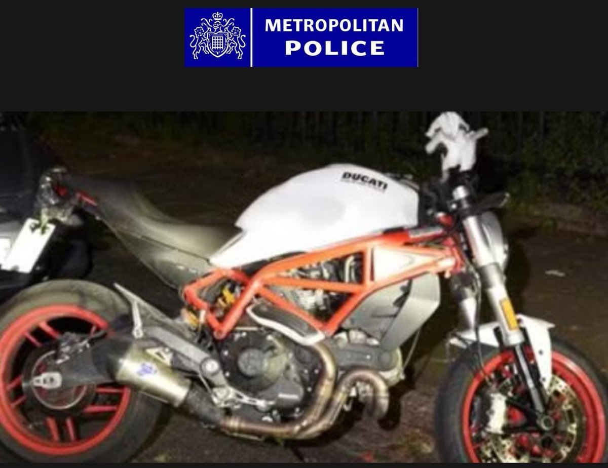 Hackney shooting update: 9 year-old victim remains in life threatening condition. Police release picture of the stolen bike used by the gunmen. At the time of the shooting at 9.20pm on 29/05, the bike was displaying the registration plates DP21OXY. Update on @itvlondon 6pm rt