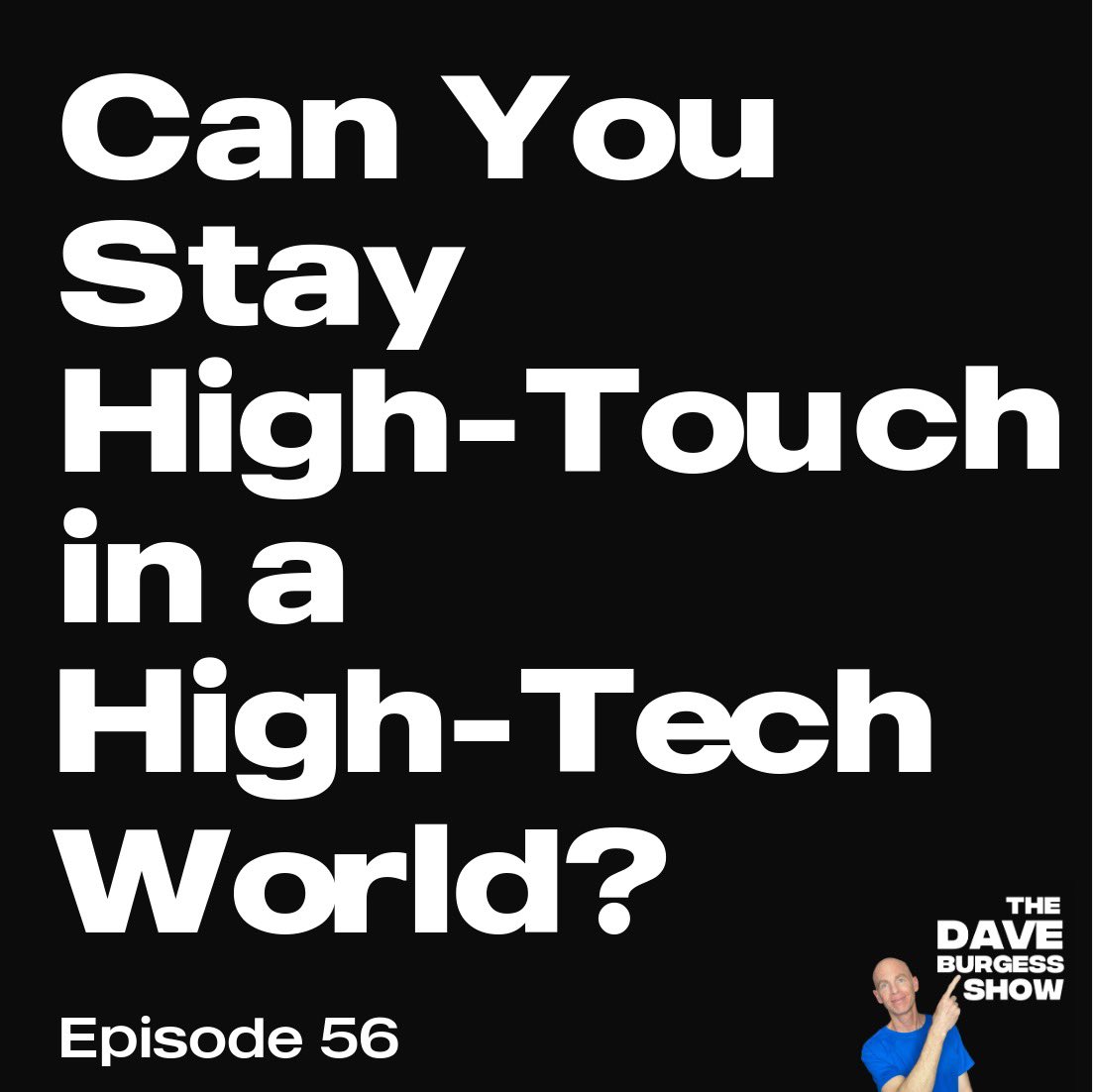 Everywhere you look is more and more about the #ai revolution. But, the question is, 'Can you stay high-touch in a high-tech world?' It's espisode 56 of the #DaveBurgessShow!! thedaveburgessshow.buzzsprout.com/1635715/151400… #tlap #LeadLAP #edtech #aiforedu