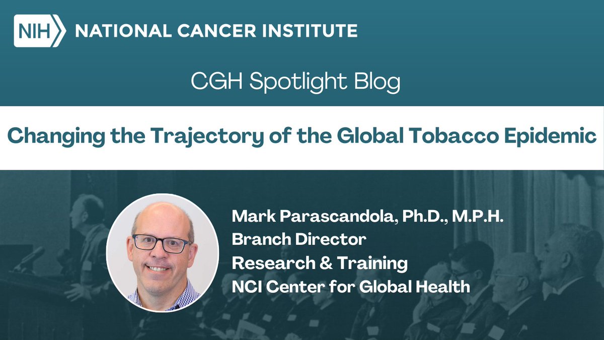 In recognition of #WorldNoTobaccoDay check out our new Spotlight Blog, “Changing the Trajectory of the Global Tobacco Epidemic,” a reflection on global tobacco control efforts and the importance of protecting youth from tobacco. Read more bit.ly/WNTD24