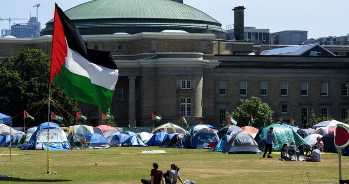 Toronto police say trespassing law doesn’t give power to clear U of T encampment dlvr.it/T7flLV