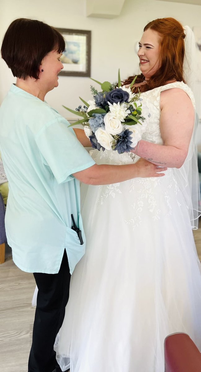 Earlier this month, residents from our Eighton Lodge home were delighted to receive a surprise visit from Team Leader Rebecca on her wedding day!

What a special visit, and congratulations to Rebecca on becoming Mrs Denny! 👰‍♀️❤️

#wedding #carehomewedding #lifeatwellburn