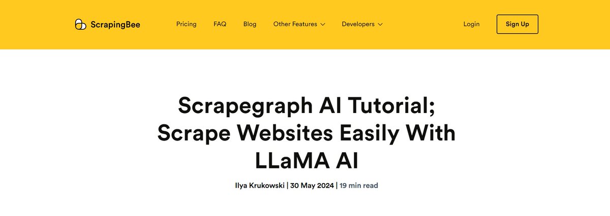 scrapegraphai's tweet image. Nice Article! @ScrapingBee 

scrapingbee.com/blog/scrapegra…

#scraping #llm #scrapegraphai