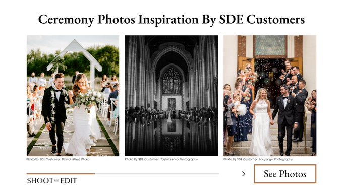 Get inspired by the wedding ceremony photos featured in today's blog, and use our tips to make sure you take the perfect shot every time!

👉 shootdotedit.com/blogs/news/cer…

#WeddingCeremony #WeddingCeremonyPhotography #WeddingPhotography #WeddingPhotographyTips #ShootDotEdit