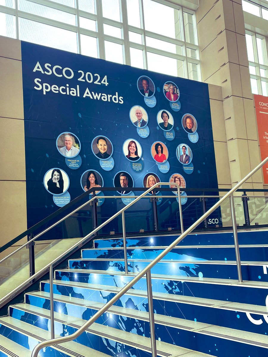 I’ve followed ASCO annual mtgs virtually &amp; seen presentations/posters I’ve worked on with <a href="/mycarg/">Cancer and Aging Research Group (CARG) #GeriOnc</a> #gerionc investigators be presented on this big stage for years - &amp; today I get to attend my first annual mtg in-person for #ASCO24 (+ couldn’t miss celebrating <a href="/WilliamDale_MD/">William Dale, MD, PhD, FASCO</a>)