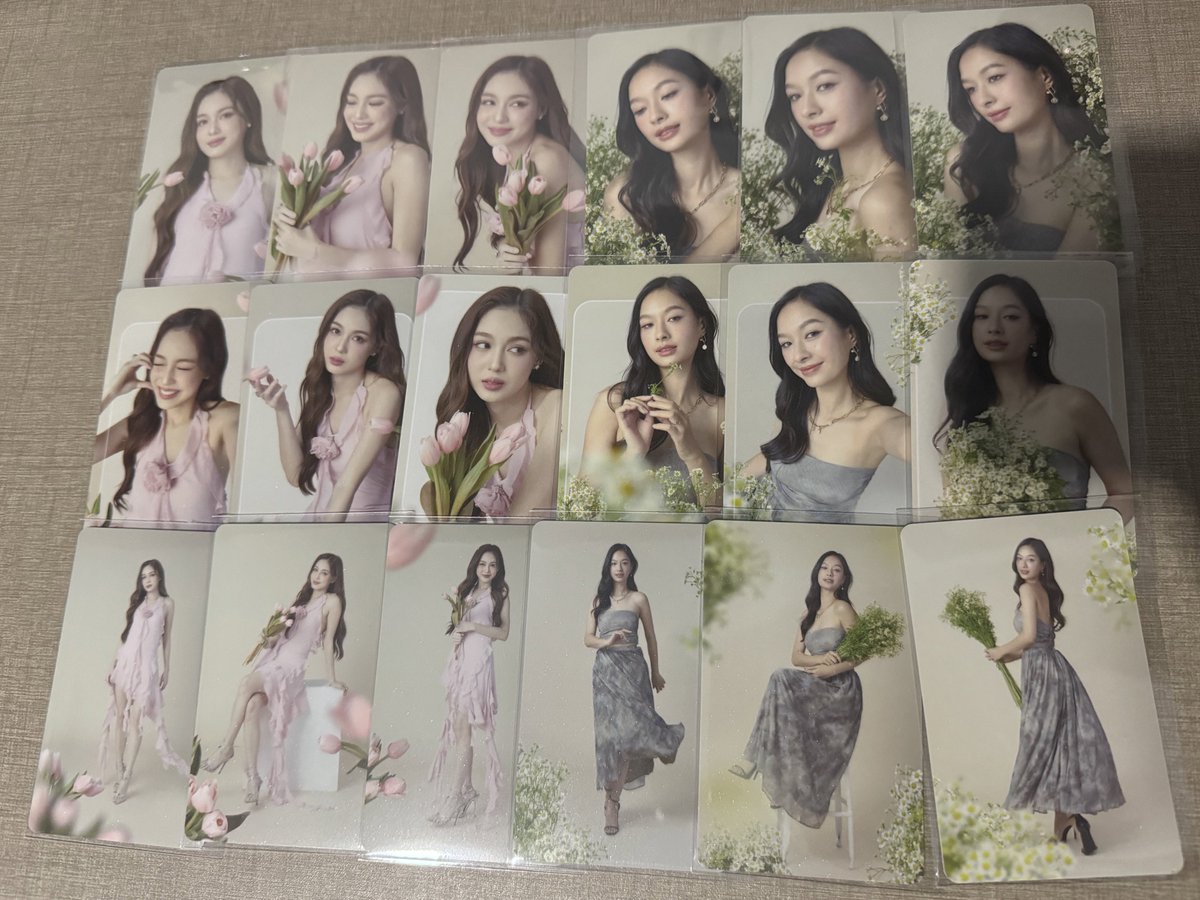 finally got the chance to sit down and go through the photocards, look how pretty 🥹🥹🥹

#23point5StillTilts #MilkLove #viewjune