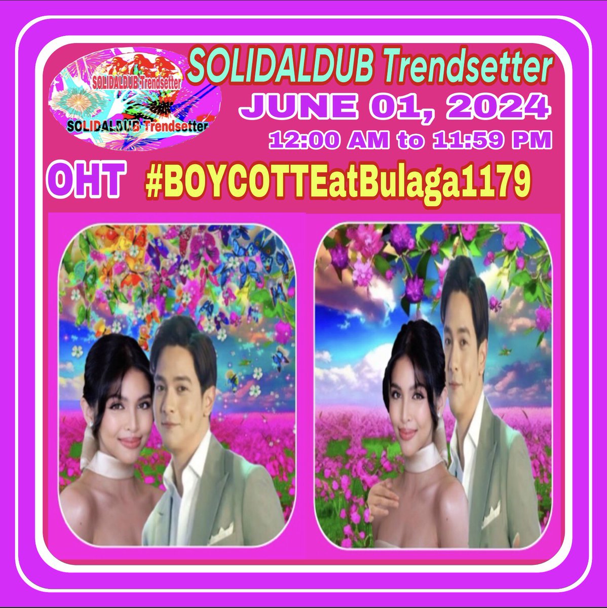 TBADN has faced a lot of obstacles but we never gave up
Let's continue d fight 4 TRUTH& HONOR  4 ALDUB
@aldenrichards02
@mainedcm
& the TRUE BLOODED ALDUBNATION. RESPECT BEGETS RESPECT
Our OHT 4 JUNE 01,  2024
ALDUB PA RIN
#BOYCOTTEatBulaga1179
NO TO SOLO PROJECTS