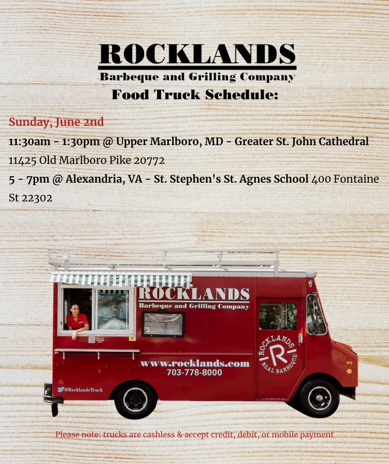 Sunday fun day! #rocklandstruck #foodtruck #DMV #uppermarlboro #alexandriava #washingtondc #arlingtonva #eatyourbbq