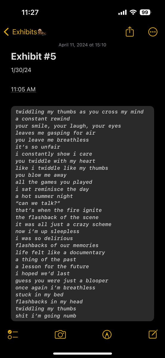 The poet vs the poetry