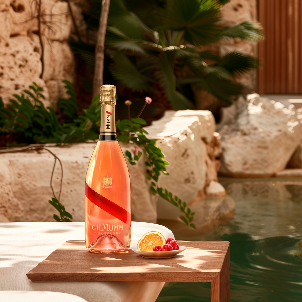 Mumm Grand Cordon Rosé:

Lively outset, elegant structure, bursting with summer fruit flavors and a bright finish, balanced by sweetred berries.
#Mumm #ToThePalate #GrandCordonRosé

PLEASE DRINK RESPONSIBLY

Please only share our posts with those who are of legal drinking age.