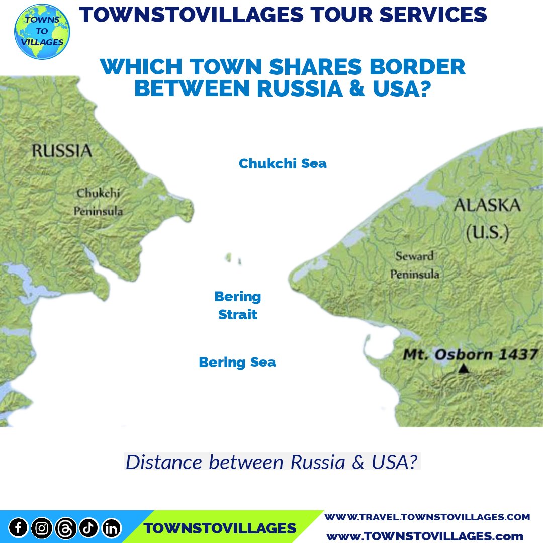 SAMUELISAIAHS's tweet photo. Which town shares border between Russia and USA
And what is the distance between Russia & USA
Contact us for travel services
WhatsApp/Call +2348089061542
#tts #ttstravelcrew #townstovillages #townstovillagestourservices
#visa #euvisa #usatravel #usavisa #russiavisa https://t.co/zK3sM2opdQ