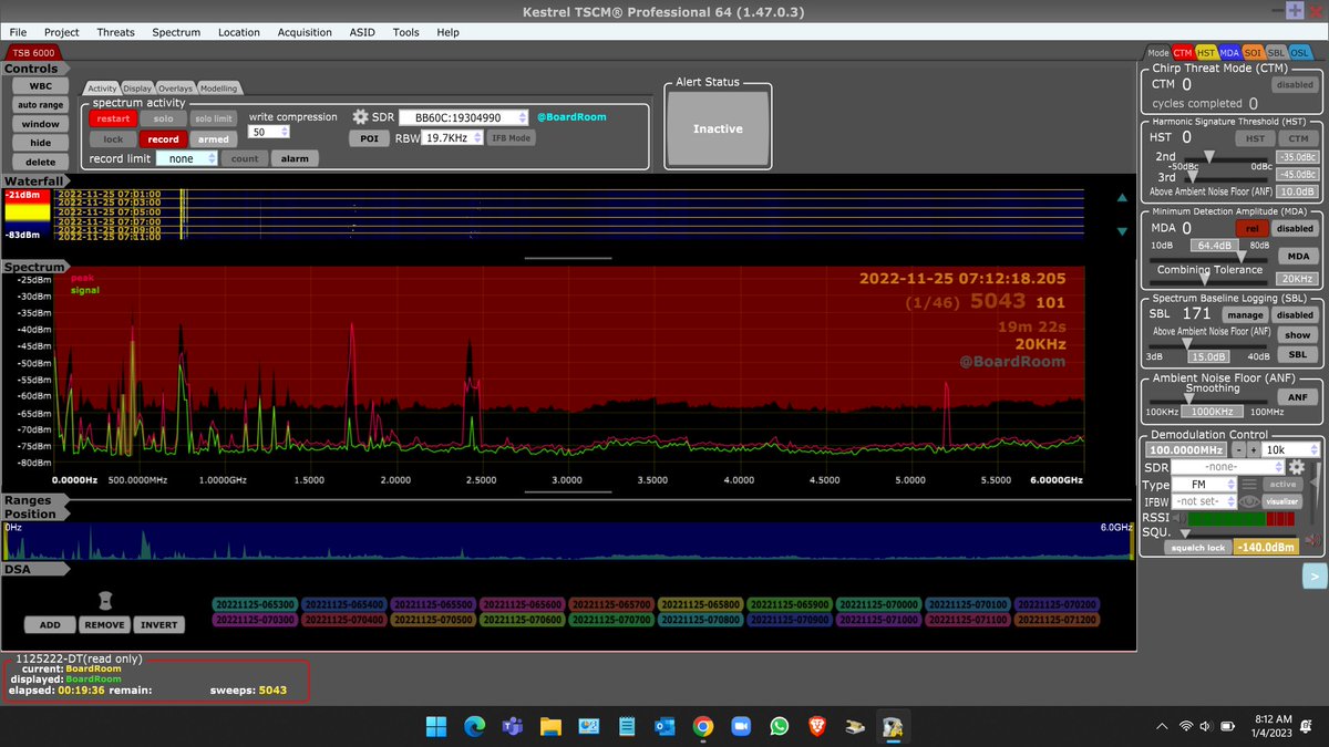 SOLUTION ALERT: Kestrel TSCM Professional Software = Industry Leading RF Spectrum Surveillance Software. Learn More >> dld.bz/juteq #TSCM #SIGINT #RTSA #SDR #TEMPEST #businesssecurity #riskmanagement