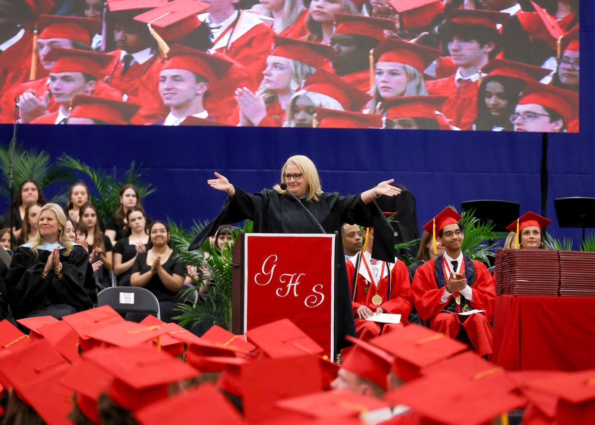 CONGRATULATIONS MILLS GODWIN EAGLES! The Mills E. Godwin High School Class of 2024 celebrated last night at the Henrico Sports & Events Center. Check out our graduation photo galleries at hcps.info/graduation. #HCPSClassof24