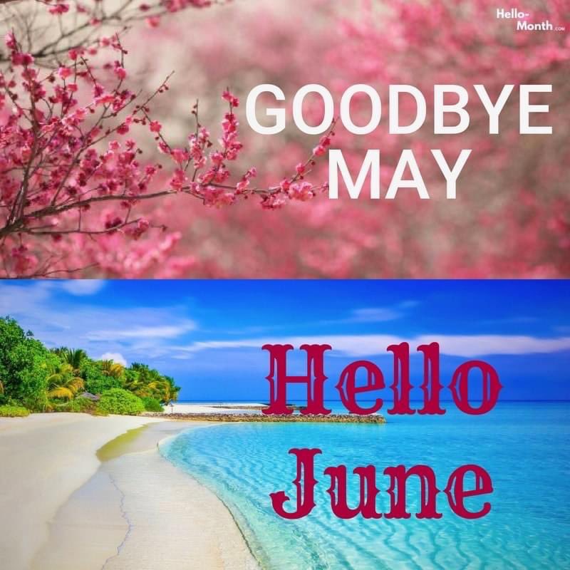 #GoodbyeMay #HelloJune 🌸🩷☀️