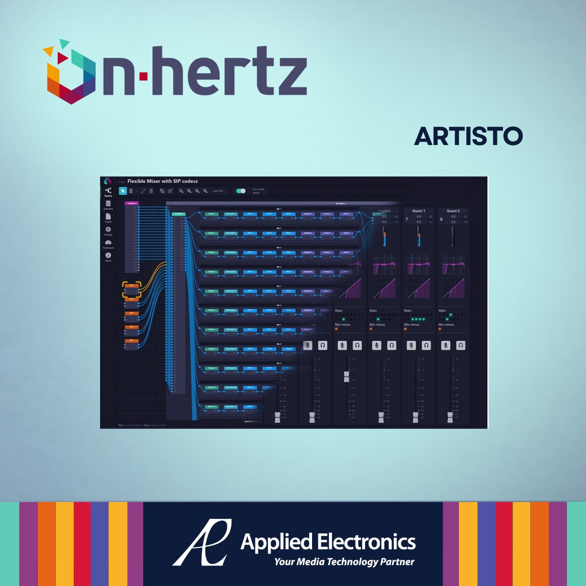 Introducing Artisto by On-Hertz: The Ultimate Audio-First Production Software for Broadcast & Media! 🎙️
Learn more and book a demo on our website: hubs.li/Q02z4MS10

#BroadcastTechnology #AudioProduction #Innovation #OnHertz #Artisto #FutureOfAudio #AppliedElectronics