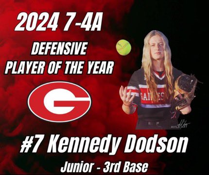 Kennedy Dodson (@kennedydodson12) on Twitter photo District Awards released this morning!! Earned Defensive Player of the Year for the second year in a row, along with academic all district! <a href="/OCBatbusters_TX/">OC Batbusters Texas</a> <a href="/CoachSearcy23/">Neil Searcy</a> District Awards released this morning!! Earned Defensive Player of the Year for the second year in a row, along with academic all district! <a href="/OCBatbusters_TX/">OC Batbusters Texas</a> <a href="/CoachSearcy23/">Neil Searcy</a>