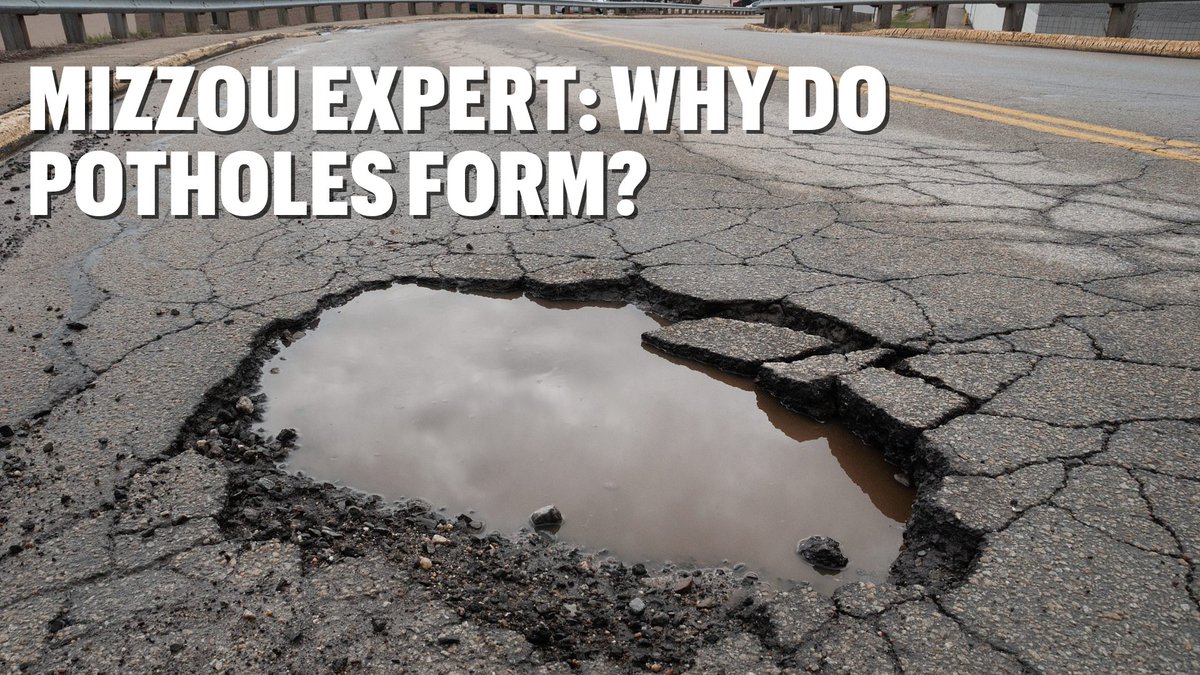 Few things can ruin a summer road trip like a pesky pothole. 🕳️ As the nation’s drivers zig and zag to try and avoid potholes, #Mizzou expert Punya Rath of @MizzouEngineer explains the science behind these street craters ➡️ brnw.ch/21wKk39