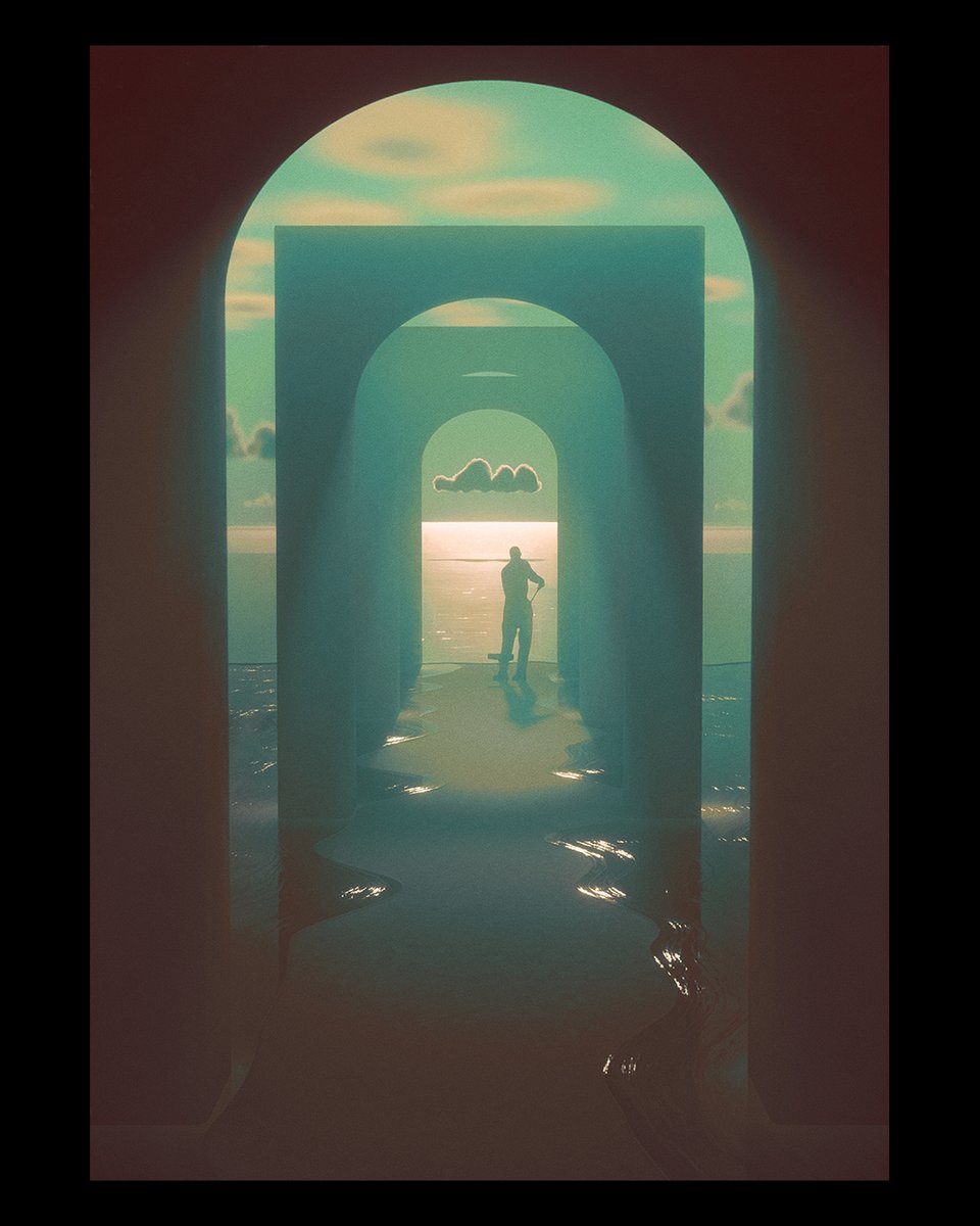 Cyticre's tweet photo. "In the scenery of spring,
nothing is better, nothing worse;
The flowering branches are
of themselves, some short, some long."
-Ryokan
-
Working on more #surreal #landscapes in #c4d and #octane with a painterly look. https://t.co/oIAPrCq65k