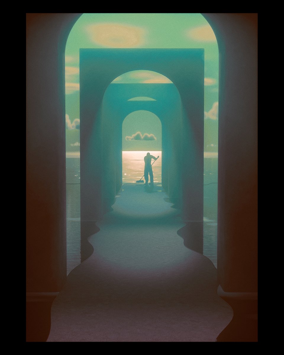 Cyticre's tweet photo. "In the scenery of spring,
nothing is better, nothing worse;
The flowering branches are
of themselves, some short, some long."
-Ryokan
-
Working on more #surreal #landscapes in #c4d and #octane with a painterly look. https://t.co/oIAPrCq65k