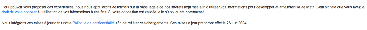Il n'y a rien qui va dans ces phrases. 

L'intérêt légitme étendu ad nauseam, l'obligation de faire opposition en quelques semaines et sa "validation".

#Meta
