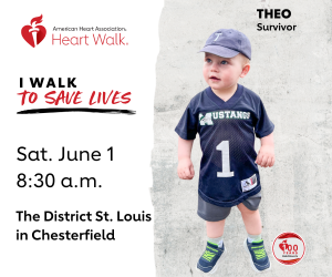AHAMissouri's tweet image. Tomorrow! Join us at the Metro St. Louis Heart Walk and take steps together for better heart and brain health. Remember, Heart Walk is always ☔ or ☀️. #HeartWalkSTL