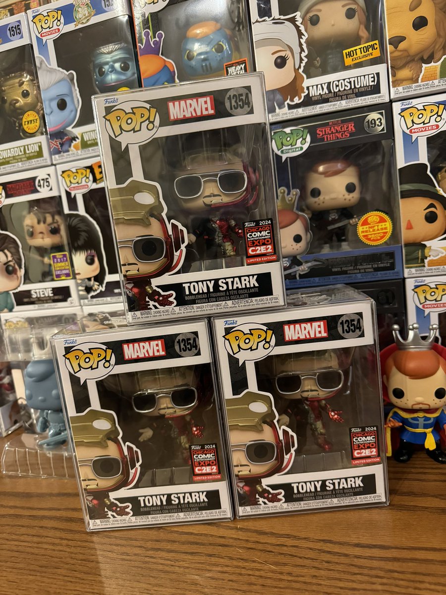 Was mis-shipped a third con sticker Tony! 🤯 #Funko #Marvel #IronMan #TonyStark #C2E2