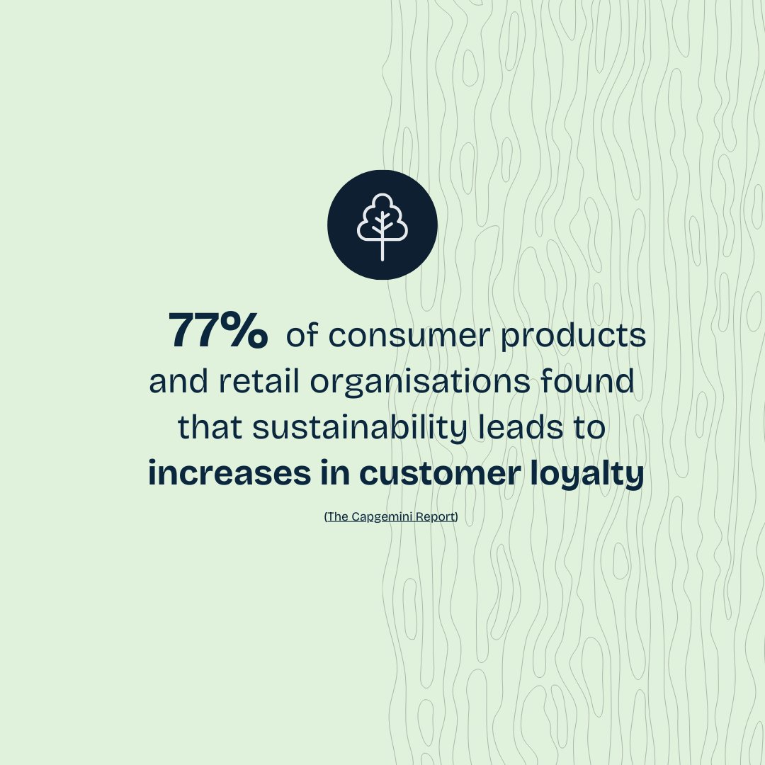 Research from @capgemini highlights a strong connection between sustainability and core-business benefits including increased customer loyalty and brand revenue. Learn more here: bit.ly/4dZTyTV 🌿