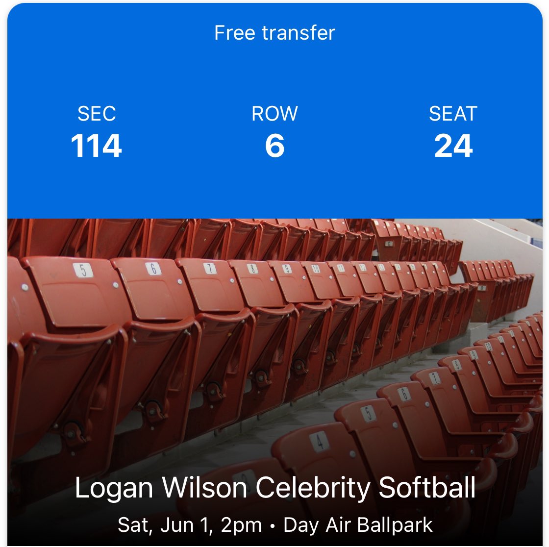 DrewGarrison's tweet photo. Alright, too many people entered the first one and I wanna get two more people to @lw55softball tomorrow, so I’m giving away two more. 

Retweet this, follow @lw55softball and I’ll pick a winner tonight around 9pm. 

Let’s pack the stands. https://t.co/HZuCHJzh7i