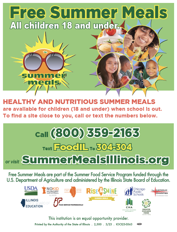 OakPark97's tweet photo. ☀️Free Summer Meals for Kids!☀️ The Summer Food Service Program (SFSP), also known as the Summer Meals Program, provides FREE meals to kids 18 and under. Click here to learn more >> https://t.co/uBRAWYMgn4 https://t.co/h0KMtMKDK8