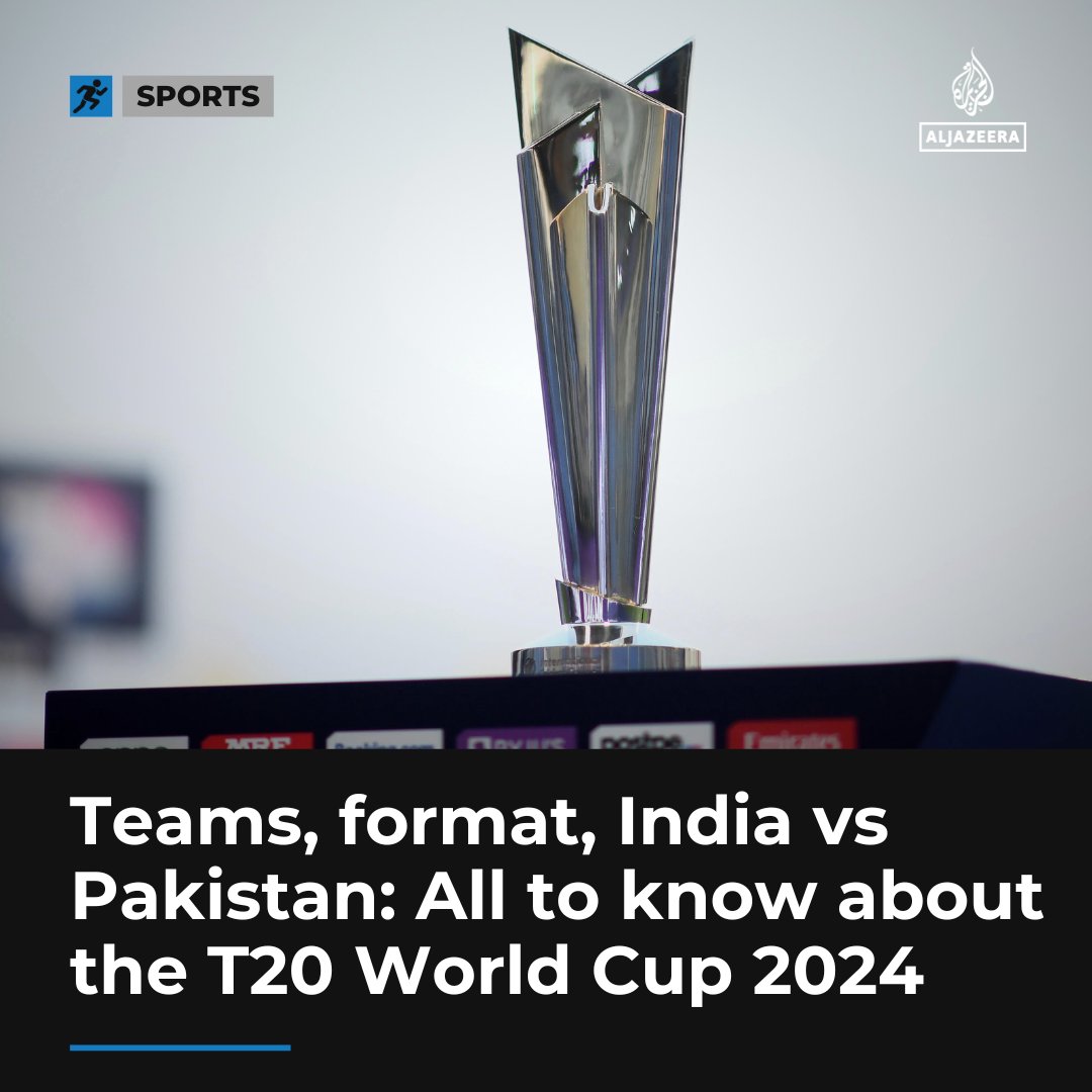 Cricket’s biggest tournament, the ICC #T20WorldCup, is making its way to North America. From the participating teams to the format, here’s all you need to know aje.io/qtuv7y