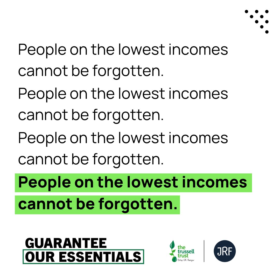 More people than ever are going without the essentials. ❗ The time is now to speak up for people on the lowest incomes. Email your local candidate and ask them to use their voice to end hunger 👉 bit.ly/3X3ZncV