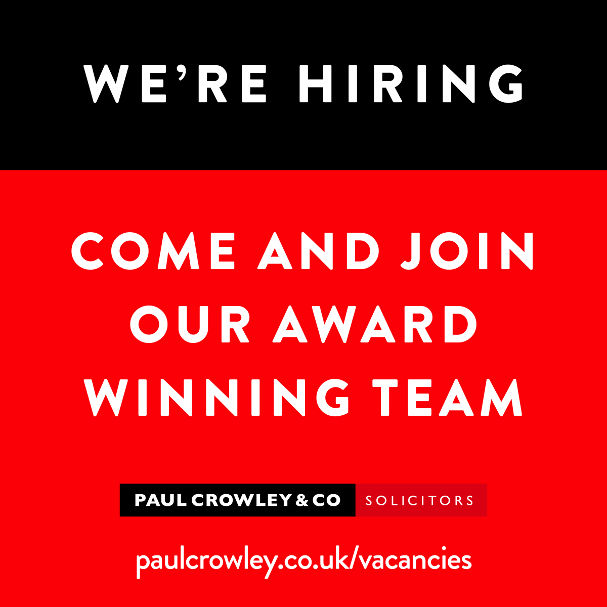 👩🏼‍💻 Paul Crowley & Co solicitors are hiring!
Please visit: paulcrowley.co.uk/vacancies/
#paulcrowleyandco #paulcrowleysolicitors #legaljobs #paulcrowleyandcosolicitors #legalrecruitment #liverpoolsolicitorjobs #liverpoolsolicitors #wearehiring