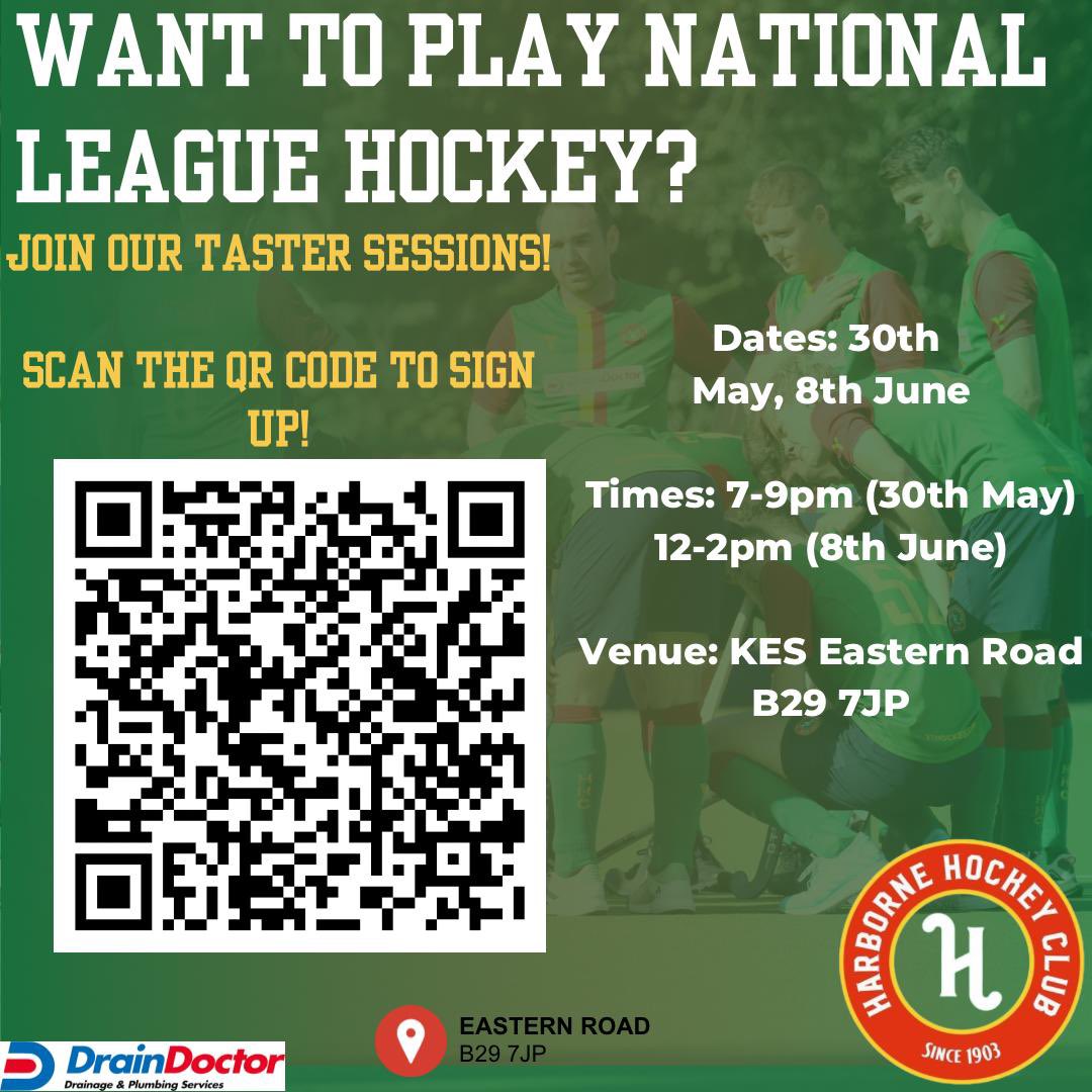 Great turn out for our first session. Our second session is on June 8th. 

Sign up below 👇🏼 
#bleedgreen

<a href="/SWilliamsCoach/">Stephen Williams</a> <a href="/LouieMorris11/">Louie Morris</a> <a href="/MRHARESULTS/">Midlands Hockey</a>