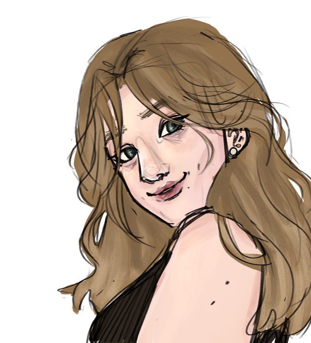「brown hair portrait」 illustration images(Latest)