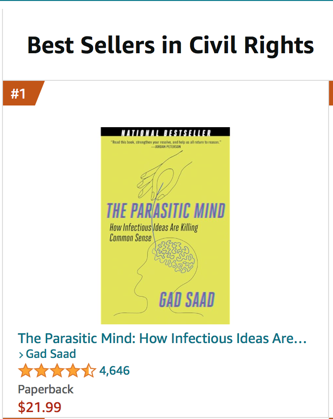 Back to #1 in Canada.  No congratulations from @concordia or @jmsbconcordia?  It's been an international bestseller for nearly four years and yet no big announcement.  I feel hurt.
