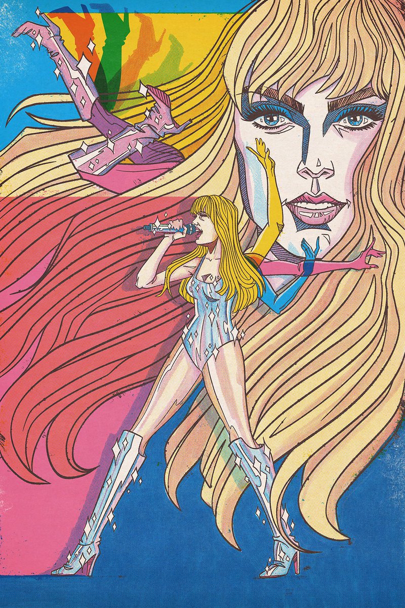 Taylor Swift + Halftone 🔴🟡🔵 #TaylorSwift #Eras #ErasTour