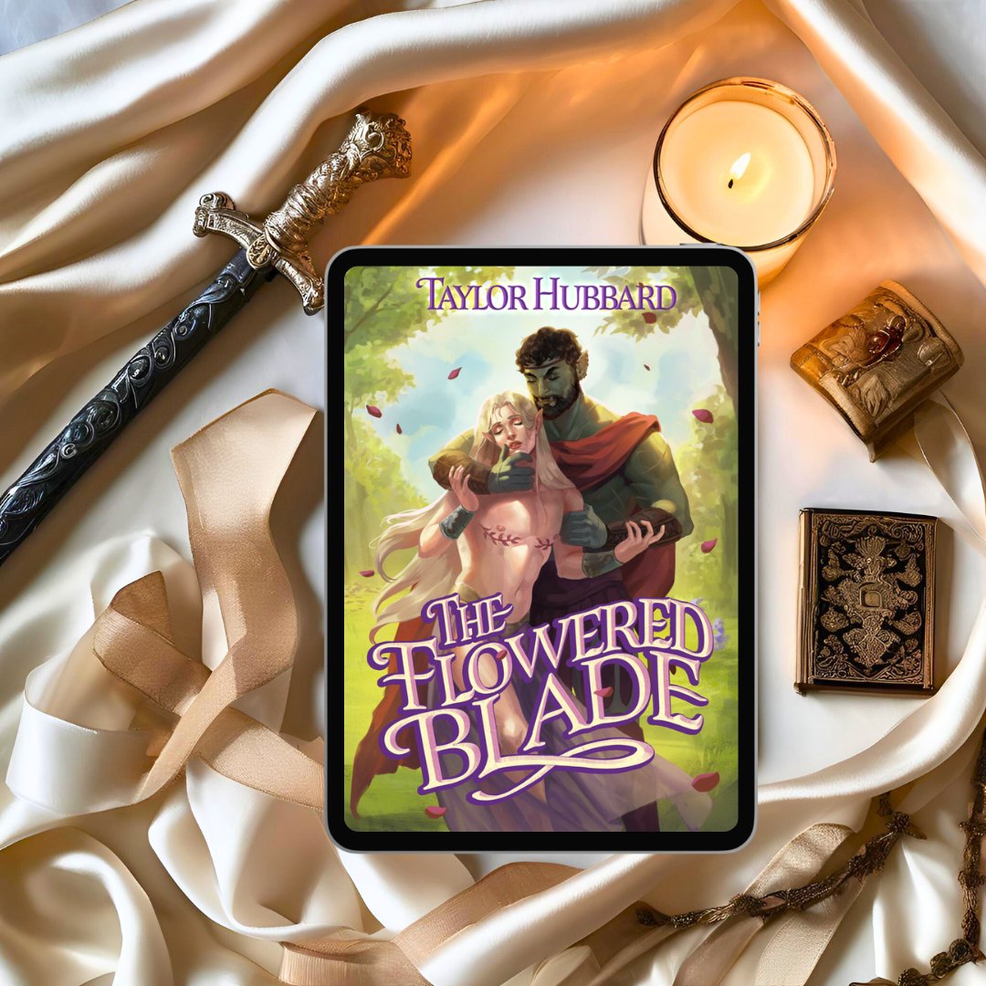 COVER REVEAL TIME!!! 💐🗡️📖

@Eldritch_Flower's book, The Flowered Blade cover is by @morlevart !!

If you're into
🐉 Fantasy (cozy & action packed!)
🗡️ Awesome fight scenes
🌈 Trans + Autistic rep
💝 Enemies to lovers
🌸 A bit of flowers

You're going to LOVE this book 🥺