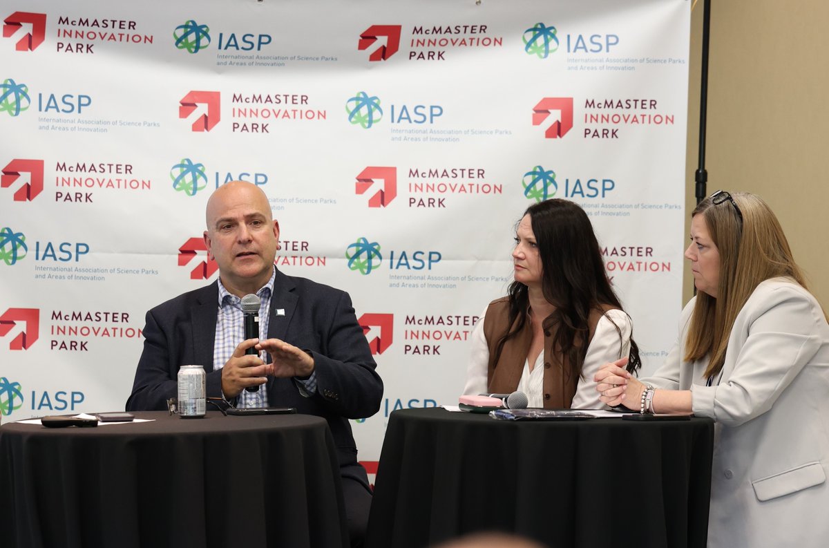McMaster Innovation Park (@mip_hamilton) on Twitter photo The dynamic panel on Clustered Focus Economic Development closed out our discussions @ the 
<a href="/IASPnetwork/">IASP</a> North American Division Conference. Big thanks to our panelists for such great insights on economic growth through clustering. 
#IASPHamilton #IASPNorthAmerica The dynamic panel on Clustered Focus Economic Development closed out our discussions @ the 
<a href="/IASPnetwork/">IASP</a> North American Division Conference. Big thanks to our panelists for such great insights on economic growth through clustering. 
#IASPHamilton #IASPNorthAmerica