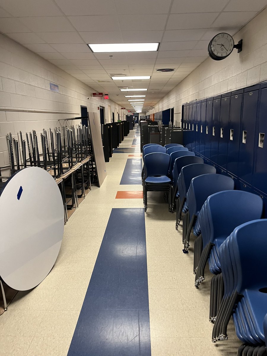 The cleanup has begun!  Thank you to all of our wonderful custodians working hard this Summer! #elevatestafford  <a href="/Shirley_Heim_MS/">Shirley Heim Middle</a>