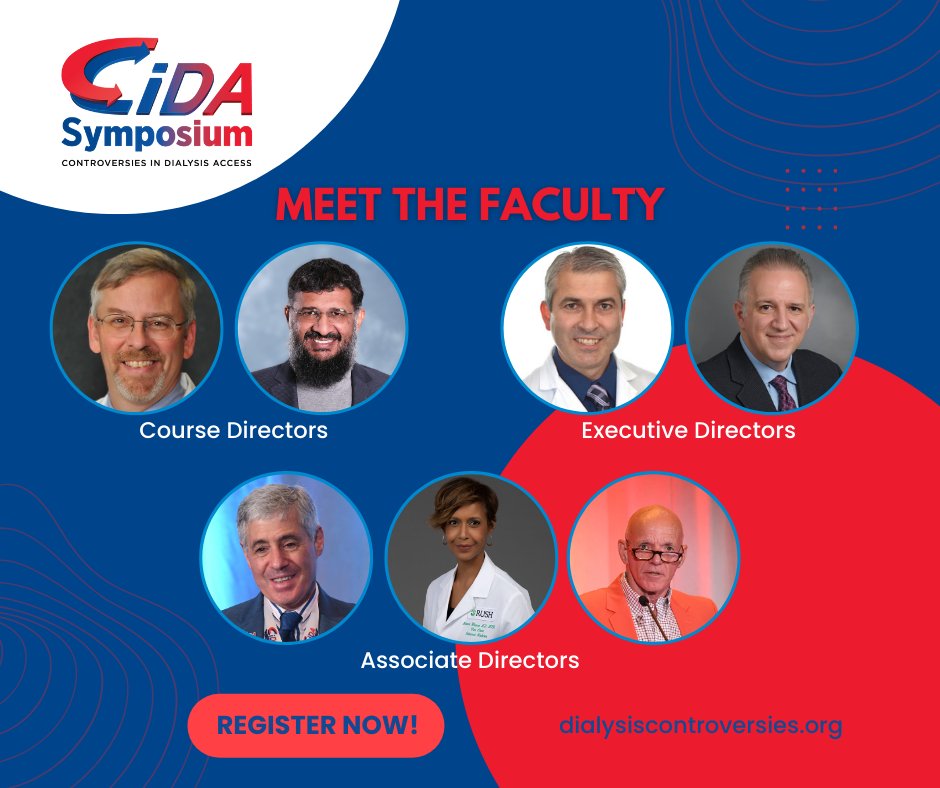 Join us for the Controversies in Dialysis Access Symposium on October 3-5, 2024, in Washington, DC! Register now at dialysiscontroversies.org and save with early bird fees! #CIDA2024 #dialysis #access #CME #kidney #nephrology #radiology #surgery