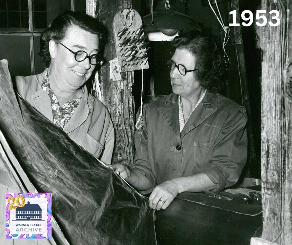 1953, Lily Lee and Hilda Carver come out of retirement for a very special project.
They had been asked to weave 30 yards of Royal purple velvet for Queen Elizabeth II's Coronation
Meanwhile, other Warner staff  were busy creating other textiles for this very special day
#WTA20