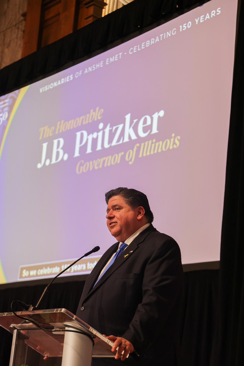 Today marks the end of Jewish American Heritage Month, Illinois. Just like I told the congregation of Anshe Emet, ours is a resilient tradition. Against the rise of antisemitism, we must counter with chesed - kindness, compassion, and love.