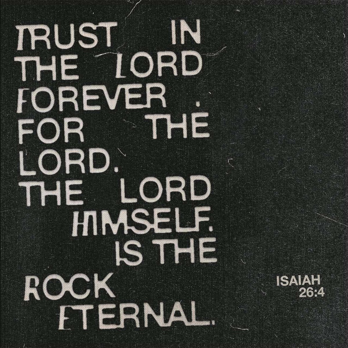 Isaiah 26:4 NKJV [4] Trust in the Lord forever, For in YAH, the Lord, is everlasting strength. bible.com/bible/114/isa.…