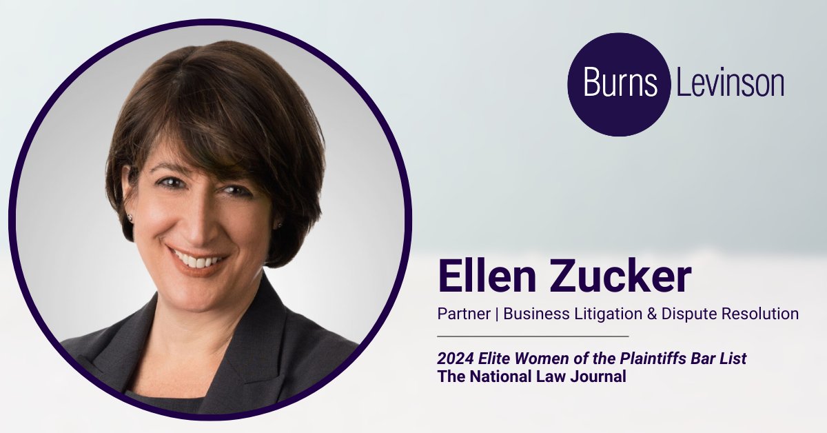 Burns & Levinson LLP tweet media